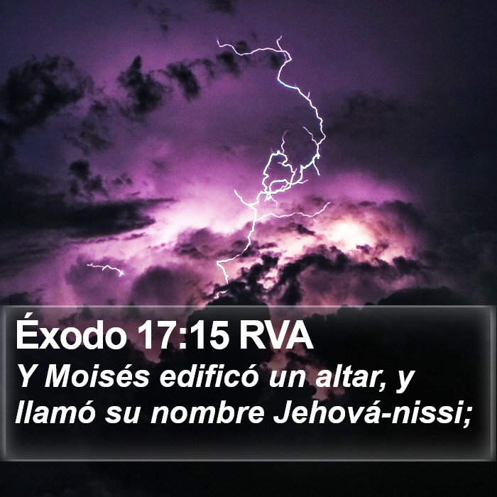 Éxodo 17:15 RVA Bible Study