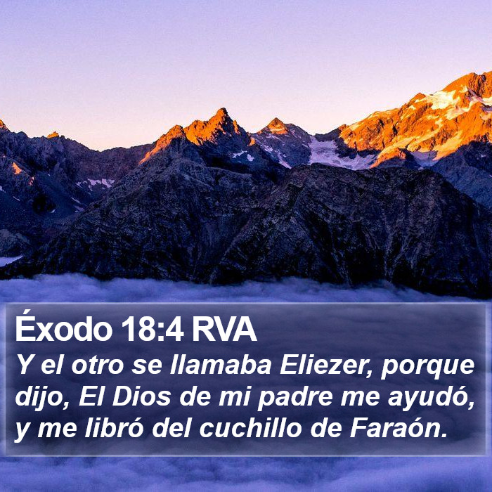 Éxodo 18:4 RVA Bible Study