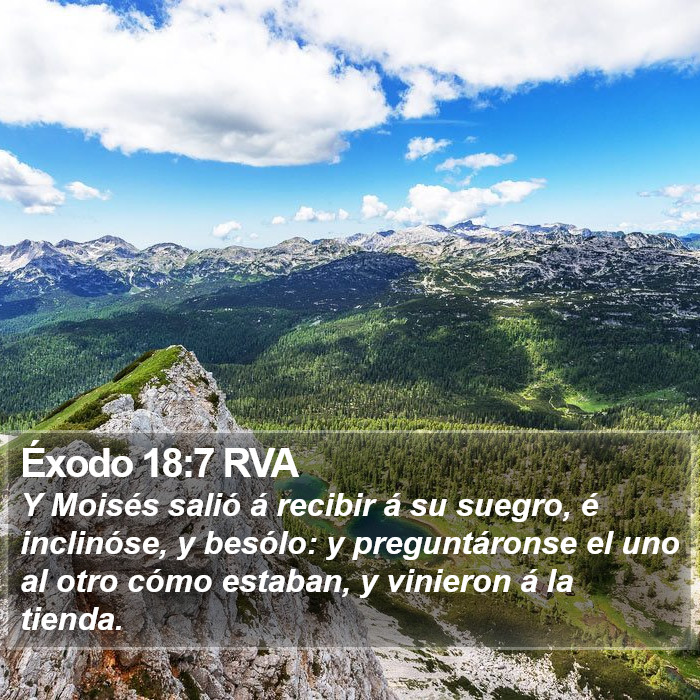 Éxodo 18:7 RVA Bible Study