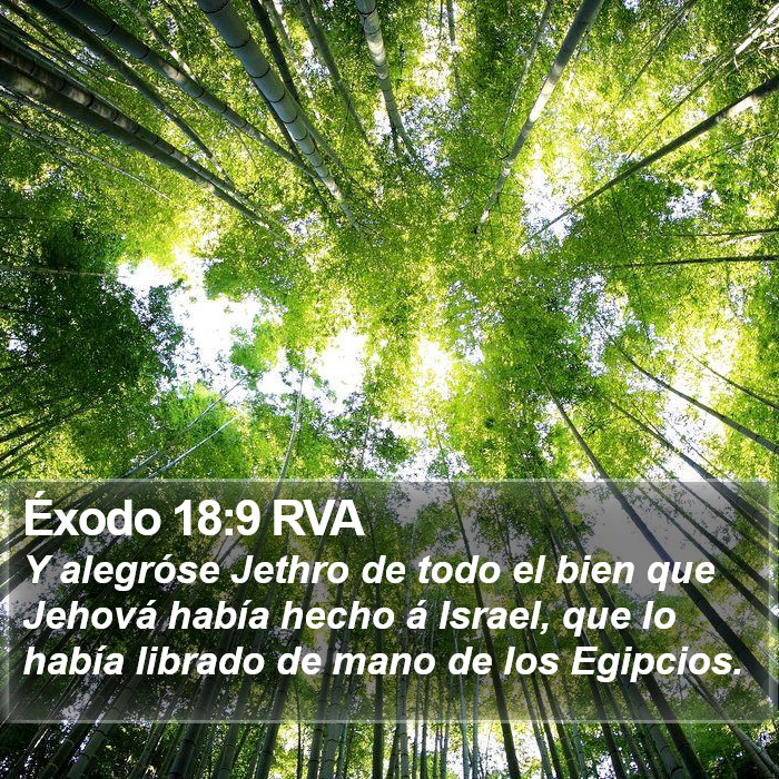 Éxodo 18:9 RVA Bible Study