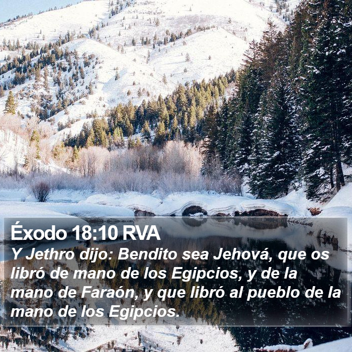 Éxodo 18:10 RVA Bible Study