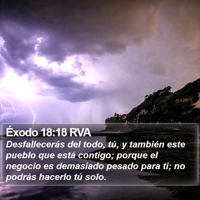 Éxodo 18:18 RVA Bible Study