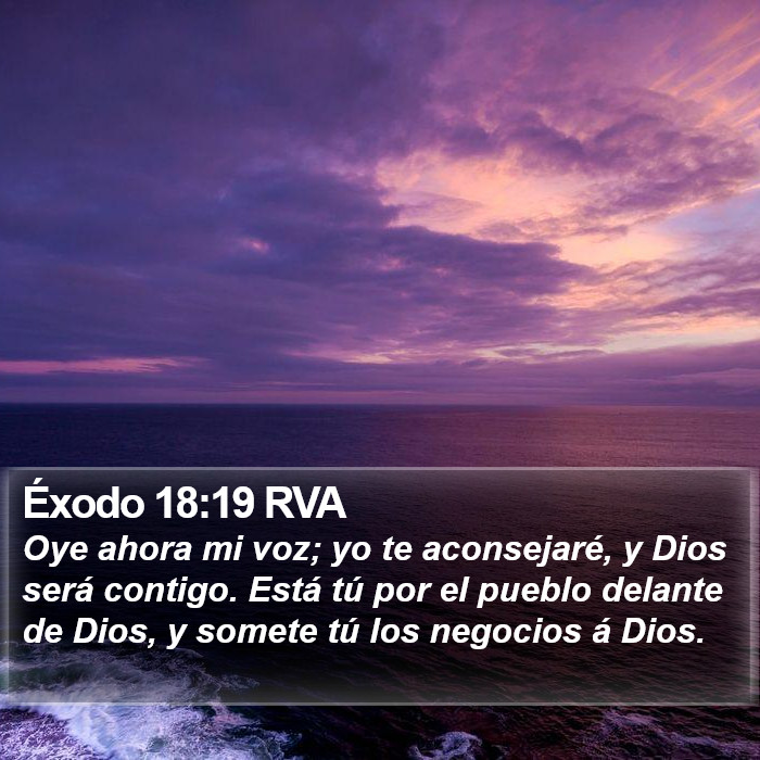 Éxodo 18:19 RVA Bible Study