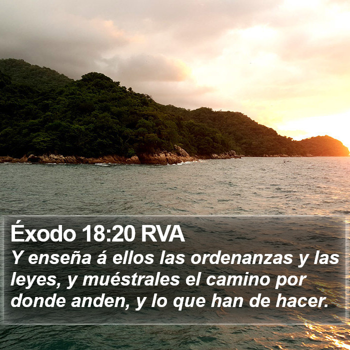 Éxodo 18:20 RVA Bible Study