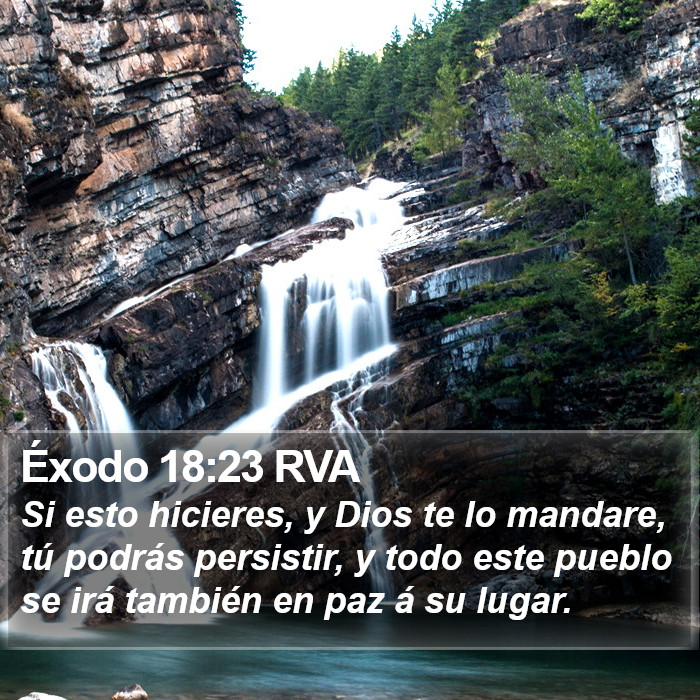 Éxodo 18:23 RVA Bible Study