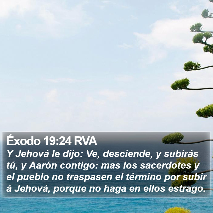 Éxodo 19:24 RVA Bible Study