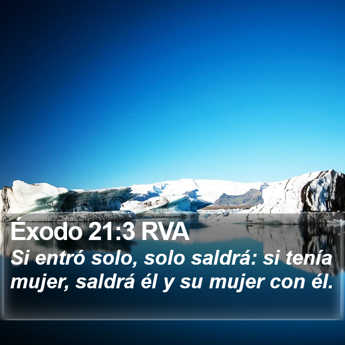 Éxodo 21:3 RVA Bible Study