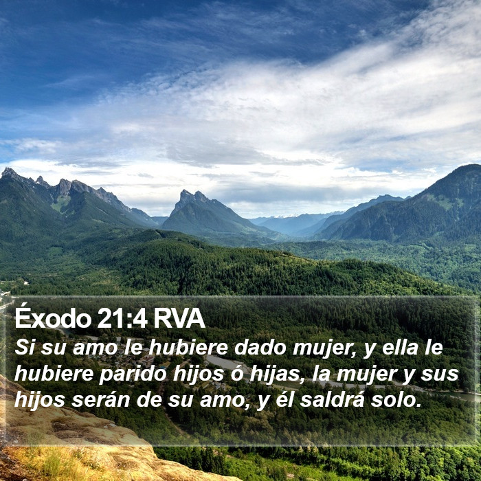 Éxodo 21:4 RVA Bible Study