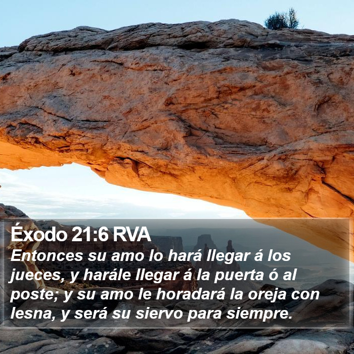 Éxodo 21:6 RVA Bible Study