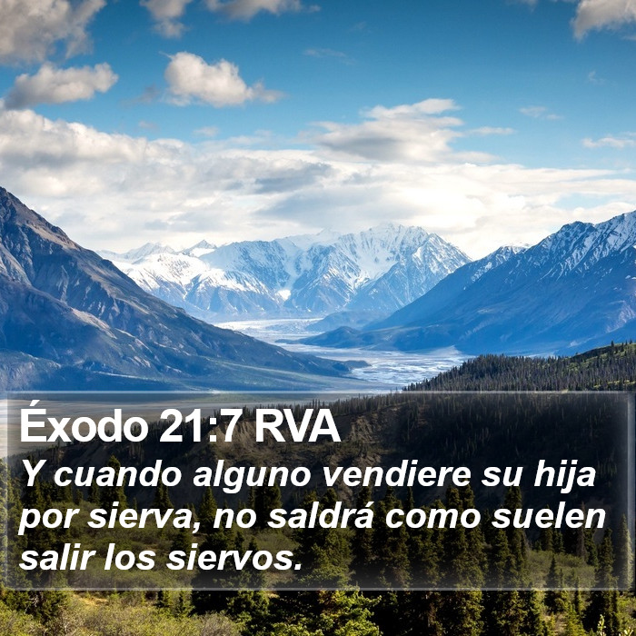 Éxodo 21:7 RVA Bible Study