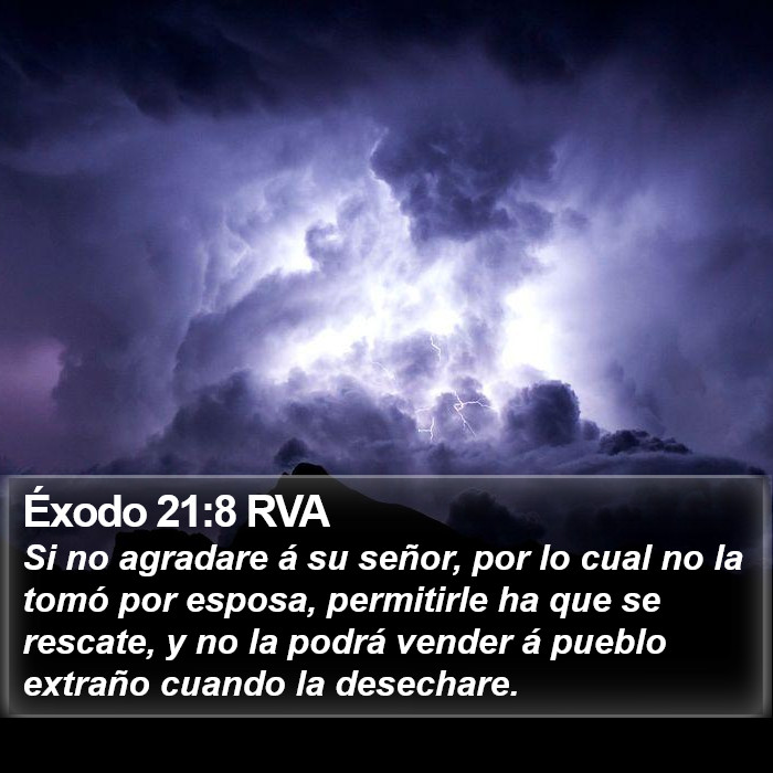 Éxodo 21:8 RVA Bible Study