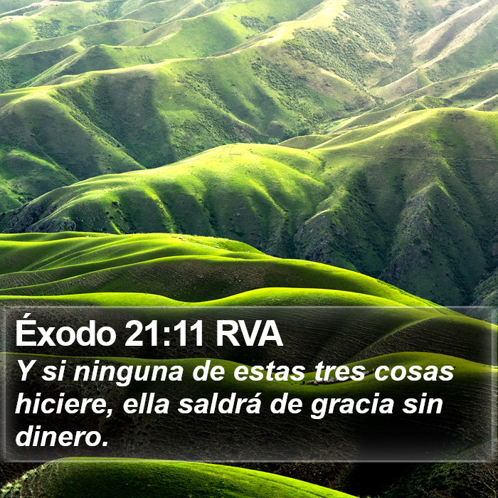 Éxodo 21:11 RVA Bible Study