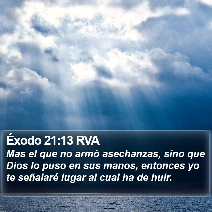 Éxodo 21:13 RVA Bible Study