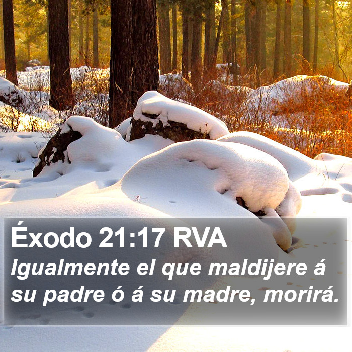 Éxodo 21:17 RVA Bible Study