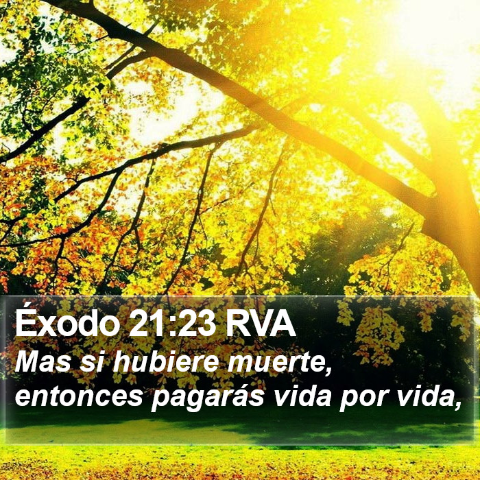 Éxodo 21:23 RVA Bible Study