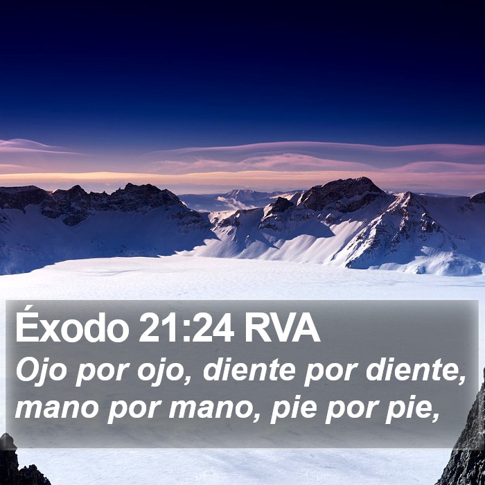 Éxodo 21:24 RVA Bible Study