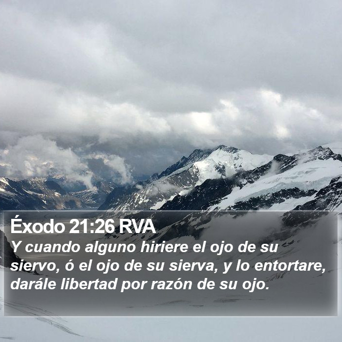 Éxodo 21:26 RVA Bible Study