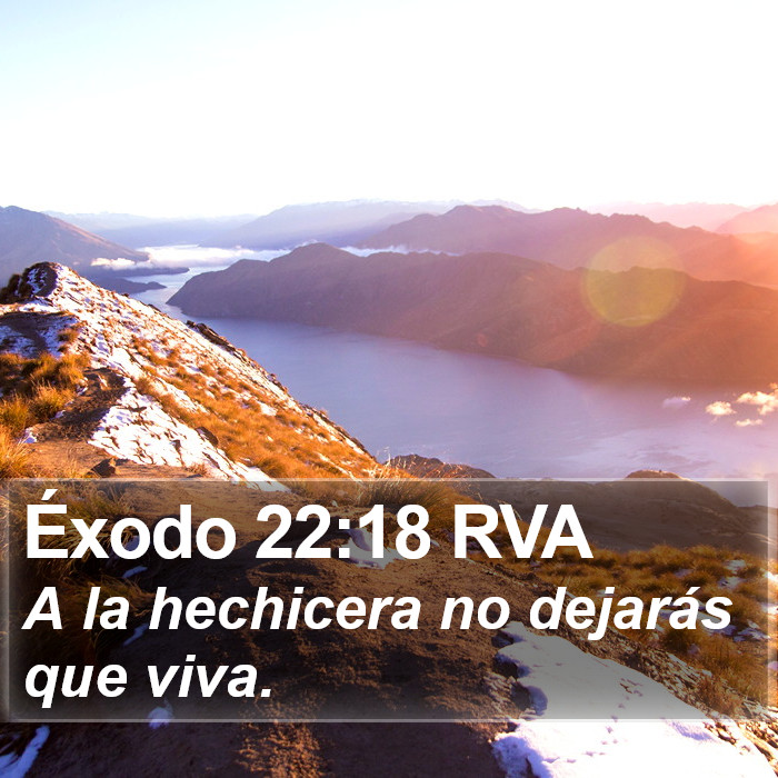 Éxodo 22:18 RVA Bible Study