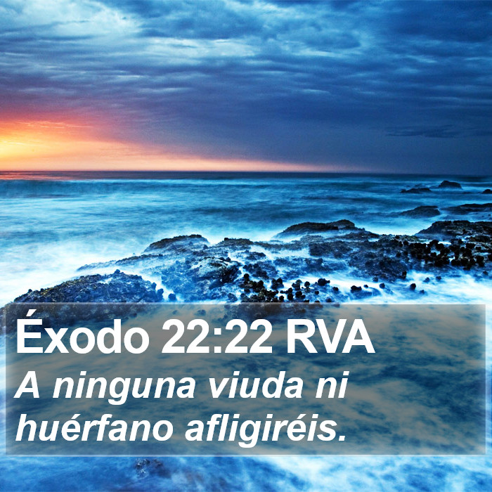 Éxodo 22:22 RVA Bible Study