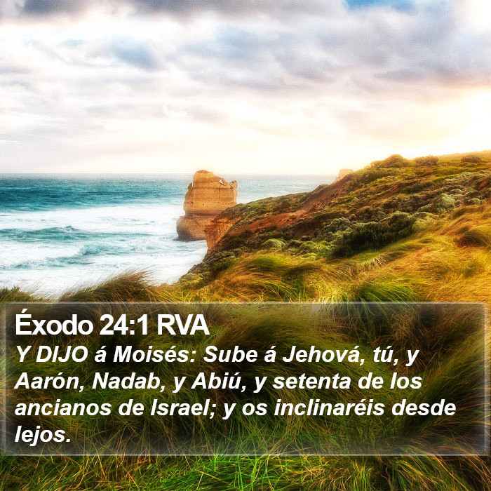 Éxodo 24:1 RVA Bible Study