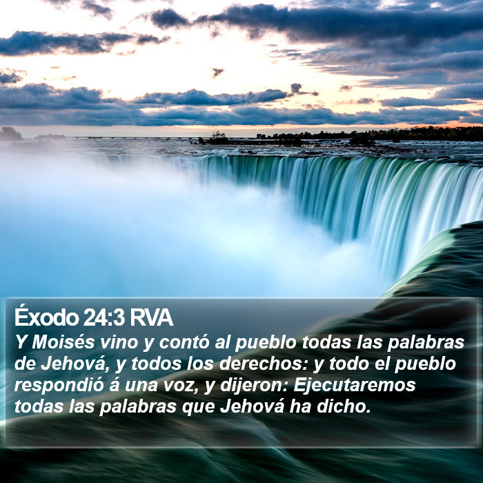 Éxodo 24:3 RVA Bible Study