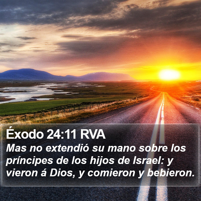 Éxodo 24:11 RVA Bible Study