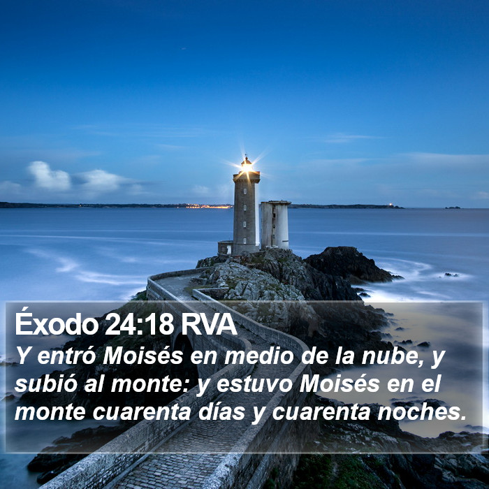 Éxodo 24:18 RVA Bible Study