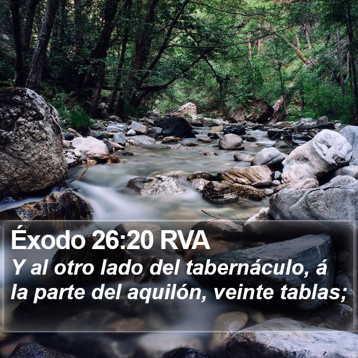 Éxodo 26:20 RVA Bible Study