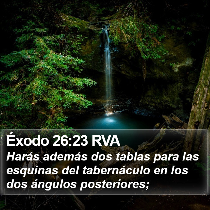 Éxodo 26:23 RVA Bible Study