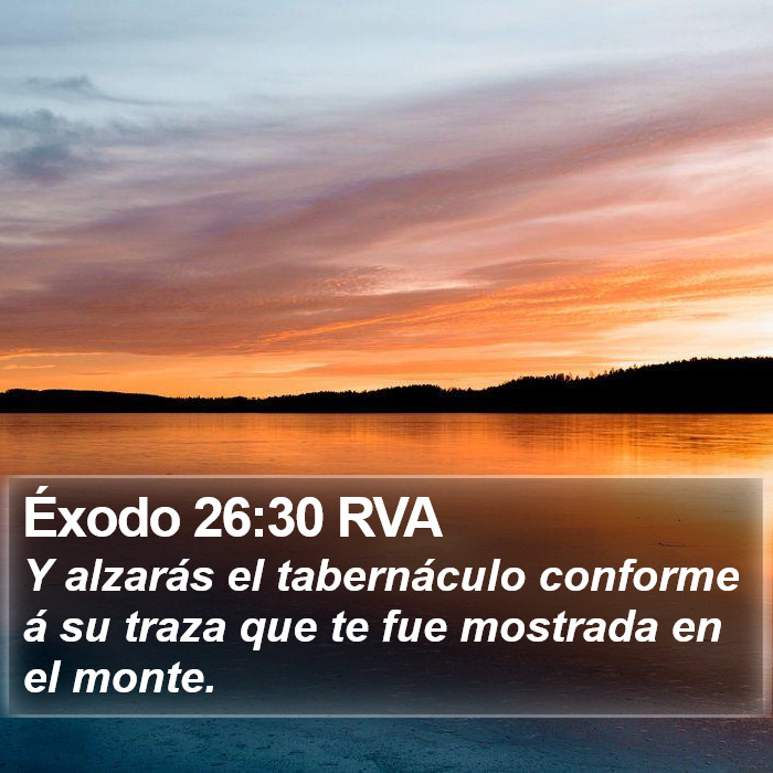 Éxodo 26:30 RVA Bible Study