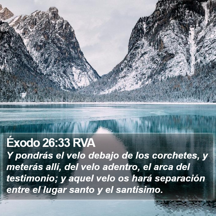 Éxodo 26:33 RVA Bible Study