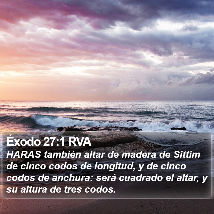 Éxodo 27:1 RVA Bible Study