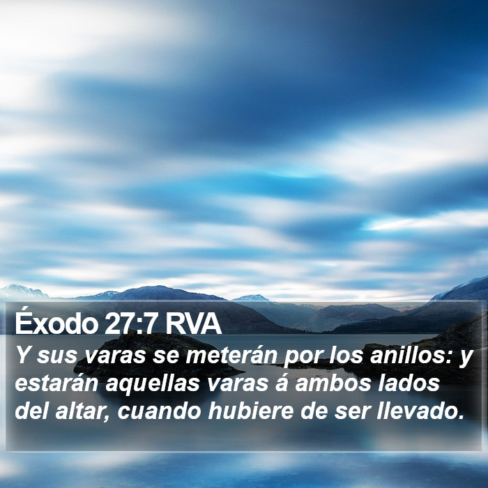 Éxodo 27:7 RVA Bible Study