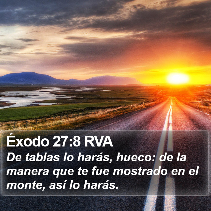 Éxodo 27:8 RVA Bible Study