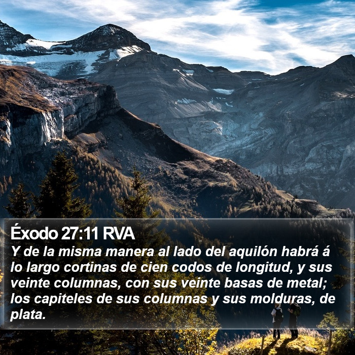 Éxodo 27:11 RVA Bible Study