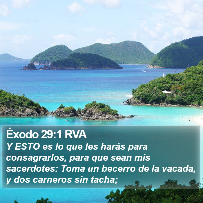 Éxodo 29:1 RVA Bible Study