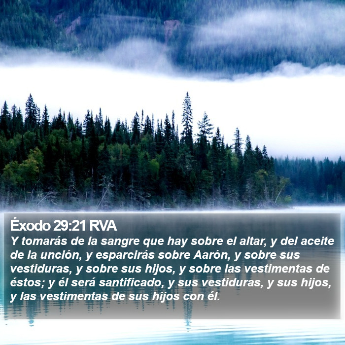 Éxodo 29:21 RVA Bible Study