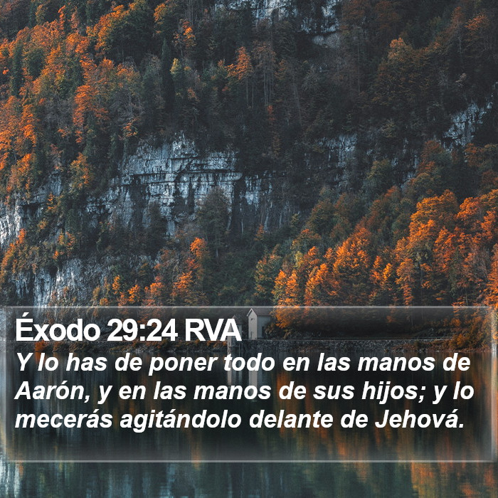 Éxodo 29:24 RVA Bible Study