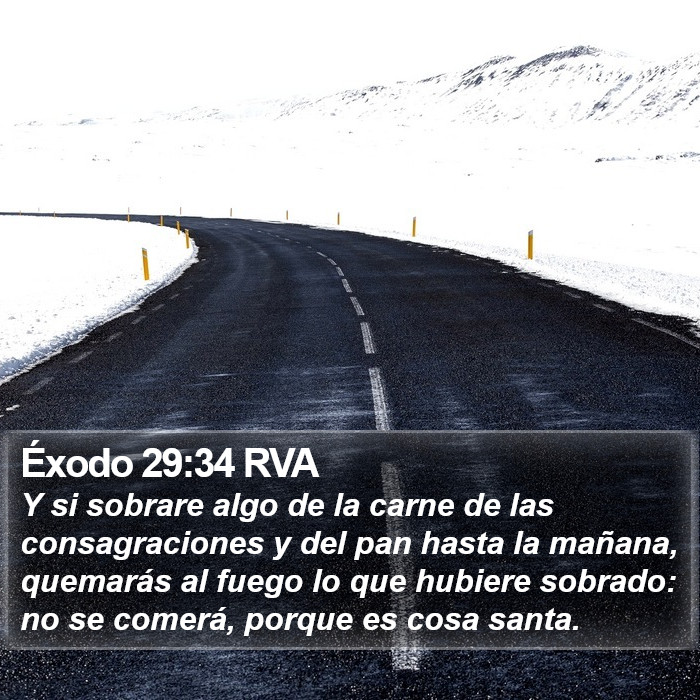 Éxodo 29:34 RVA Bible Study