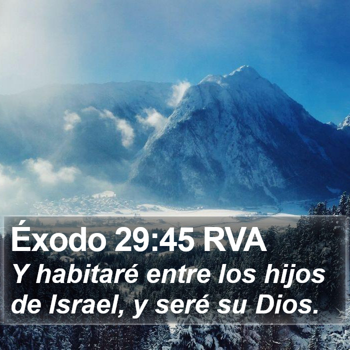 Éxodo 29:45 RVA Bible Study