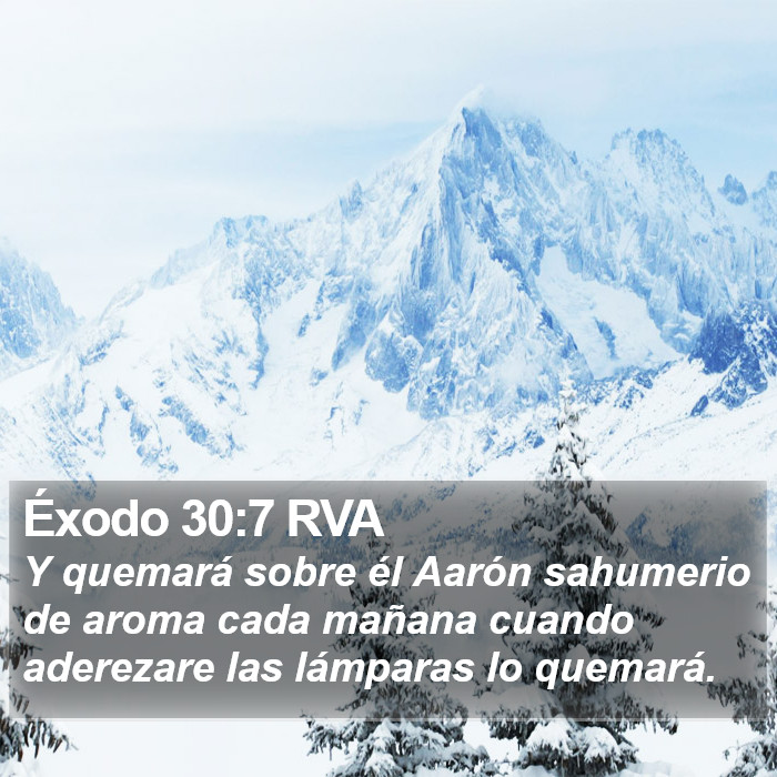 Éxodo 30:7 RVA Bible Study