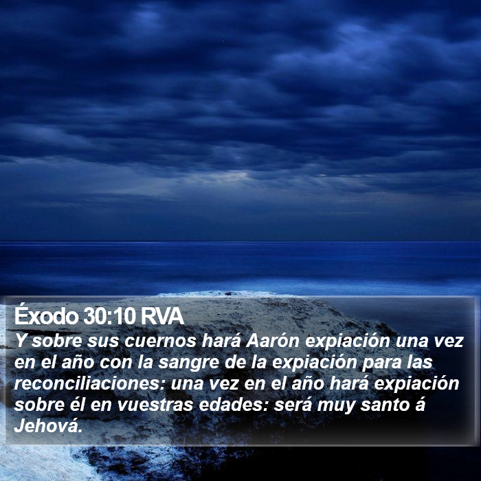 Éxodo 30:10 RVA Bible Study