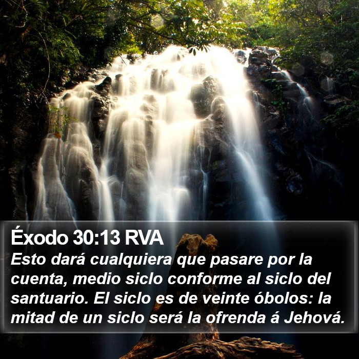 Éxodo 30:13 RVA Bible Study