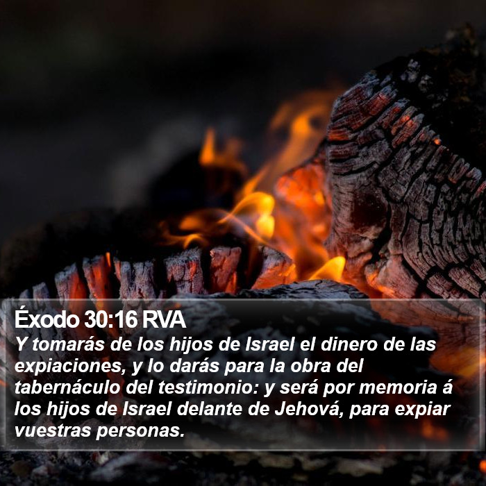 Éxodo 30:16 RVA Bible Study