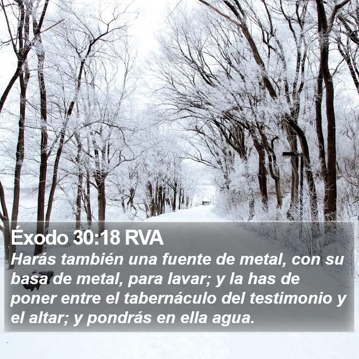 Éxodo 30:18 RVA Bible Study