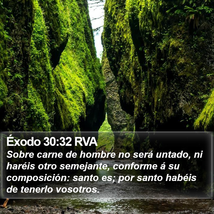 Éxodo 30:32 RVA Bible Study