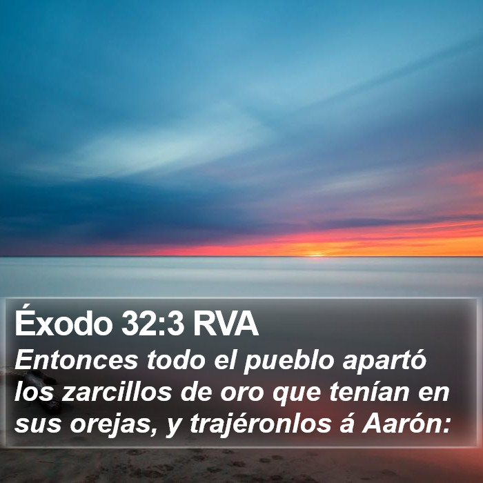 Éxodo 32:3 RVA Bible Study