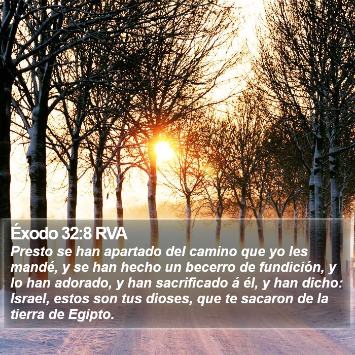 Éxodo 32:8 RVA Bible Study