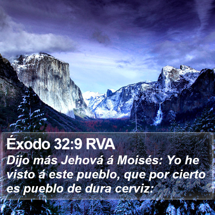 Éxodo 32:9 RVA Bible Study