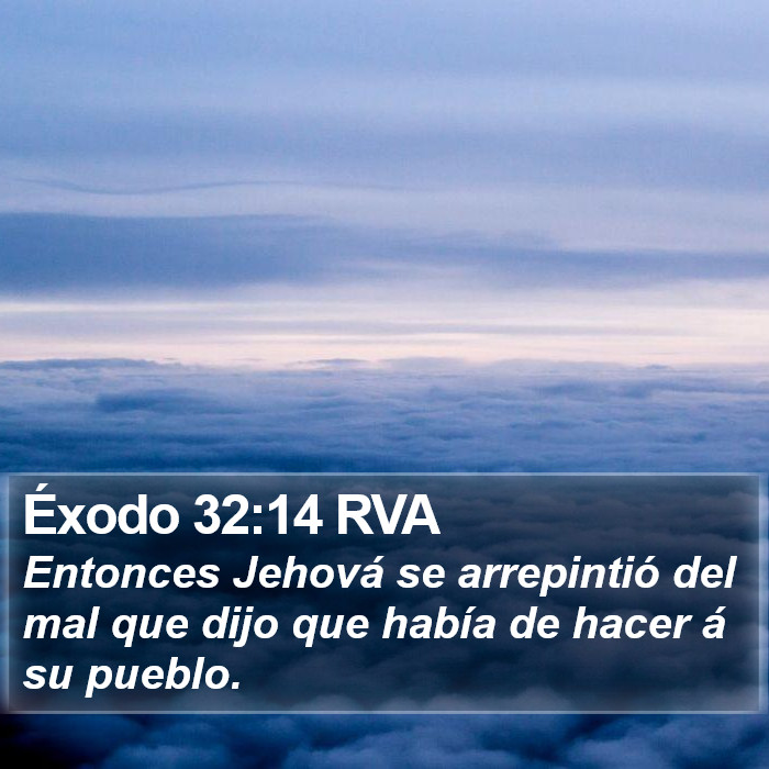 Éxodo 32:14 RVA Bible Study